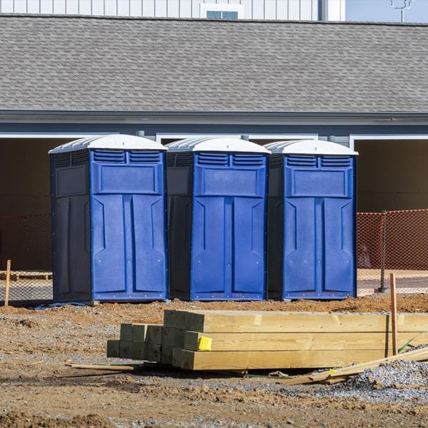 Heavy-duty construction site porta potty in Waynesboro, Virginia